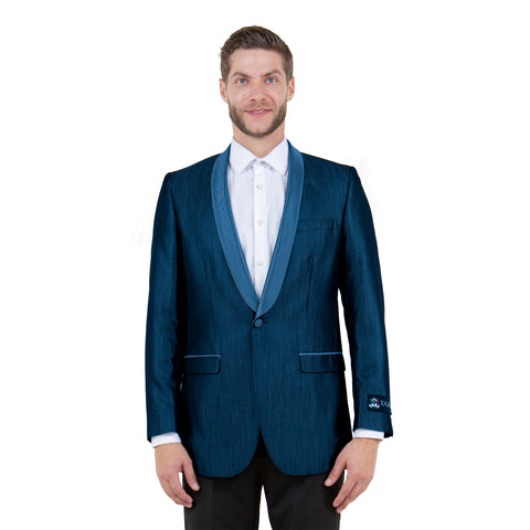 Men's Satin Textured Sport Coat Only