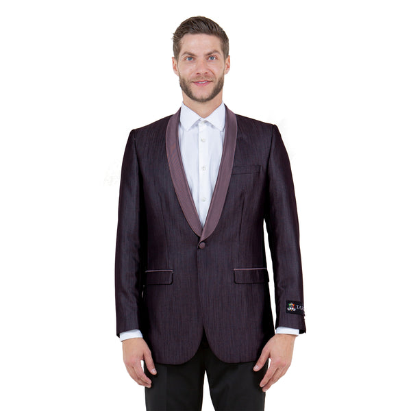 Men's Satin Textured Sport Coat Only