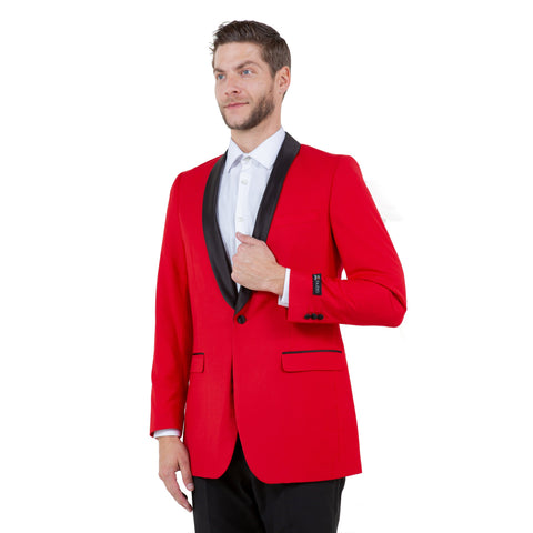 Men's Satin Textured Sport Coat Only