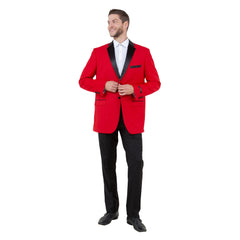 Men's Slim-Fit Tuxedo Sport Coat w/ Satin Notch Lapel