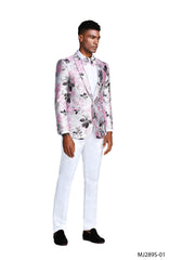 Shawl Collar Blazer Jacket with Bowtie