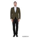 Mens Peak Lapel Blazer Only Solid Pattern