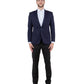 Mens Peak Lapel Blazer Only Solid Pattern