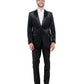 Men's Modern Fit Sport Coat w/ Satin Peak Lapel