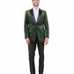 Men's Modern Fit Sport Coat w/ Satin Peak Lapel