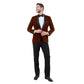 Men's Velvet Slim-Fit Blazer w/ Satin Shawl Collar