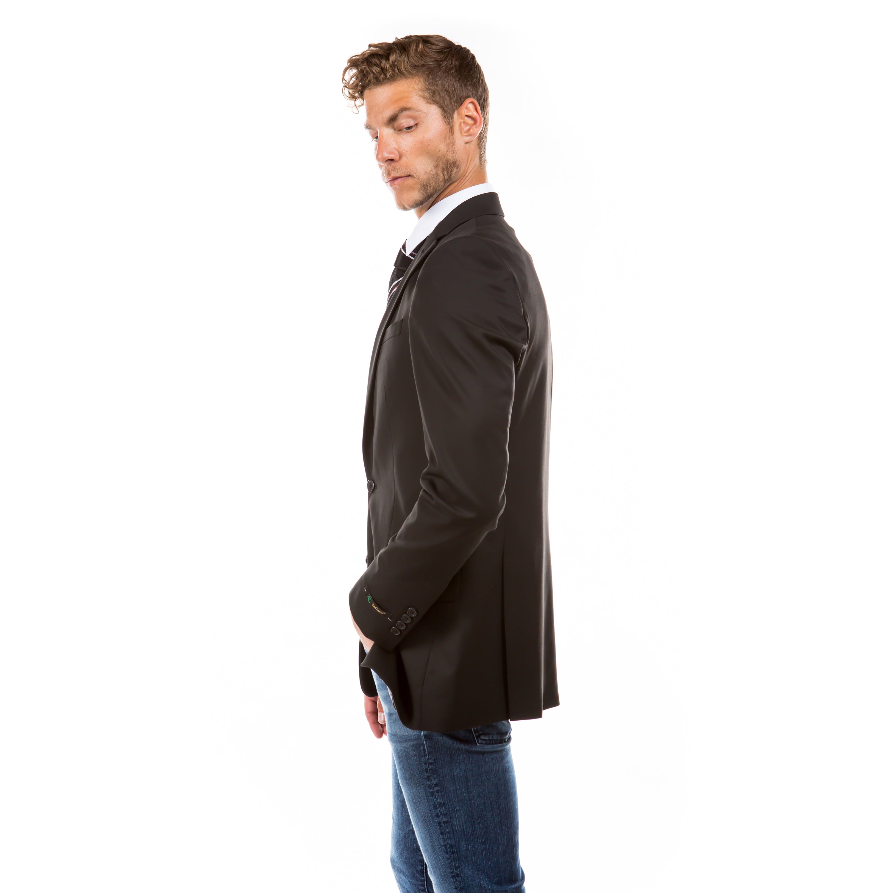 Men's Tailored-Fit Suits Separates Jacket
