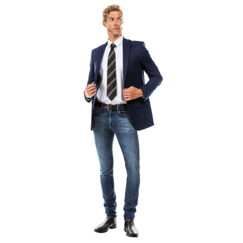 Men's Tailored-Fit Suits Separates Jacket