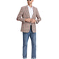 Men's Glen Plaid Slim-Fit Blazer w/ Notch Lapel