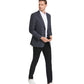 Men's Plaid Slim-Fit Blazer w/ Notch Lapel