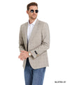 Men's Plaid Slim-Fit Blazer w/ Notch Lapel