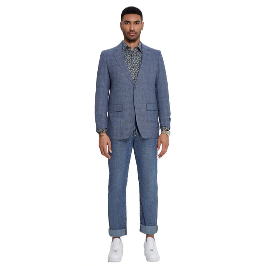 Men's Glen Check Slim-Fit Sport Coat Only