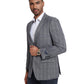 Men's Modern Fit Windowpane Sport Coat w/ Notch Lapel