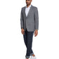 Men's Modern Fit Windowpane Sport Coat w/ Notch Lapel