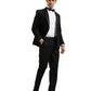 Men's Hybrid Fit Velvet Sport Coat w/ Satin Peak Lapel