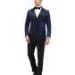 Men's Hybrid Fit Velvet Sport Coat w/ Satin Peak Lapel