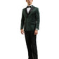 Men's Hybrid Fit Velvet Sport Coat w/ Satin Peak Lapel