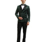 Men's Hybrid Fit Velvet Sport Coat w/ Satin Peak Lapel