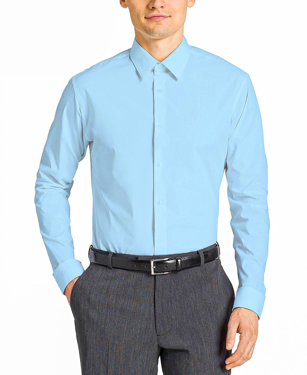 Solid Office Dress-shirt By Barry's Menswear