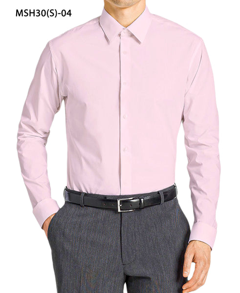 Solid Office Dress-shirt By Tazzio