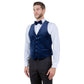 Men's Slim-fit Velvet Suits Separates, Vest And Bowtie