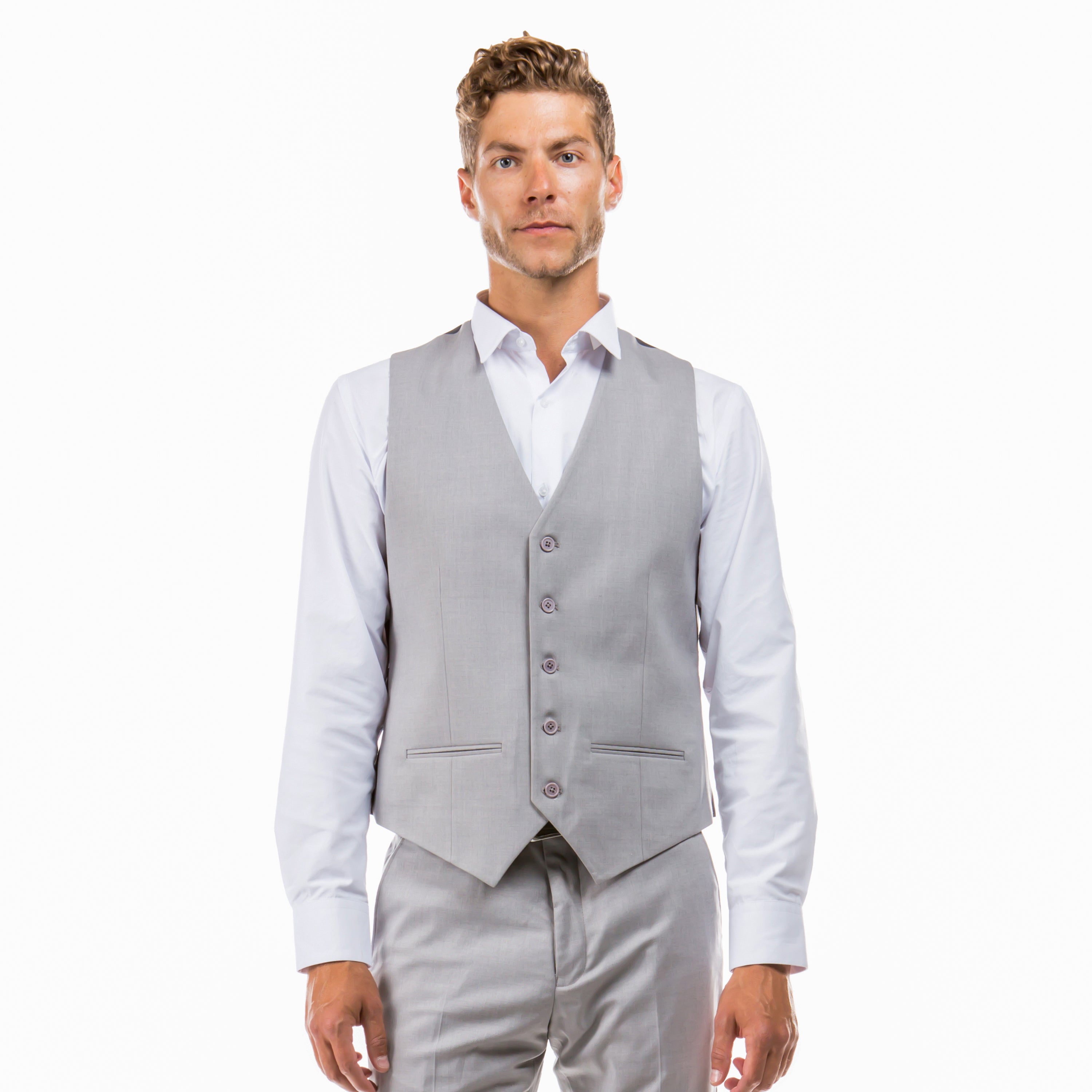 Barry's Menswear Grey Single Vest