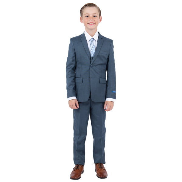 Boy's Sharkskin 5pc Suit