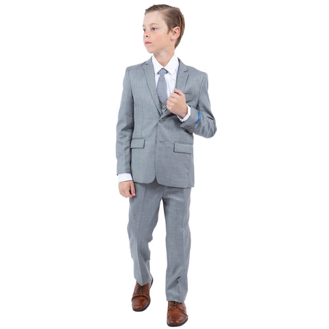 Boy's Sharkskin 5pc Suit