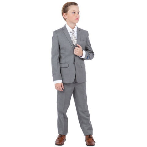 Boy's Sharkskin 5pc Suit