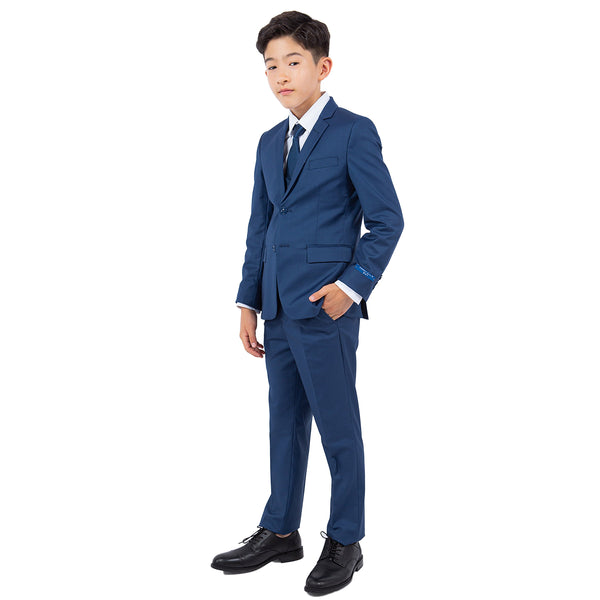 Boy's 5pc Solid Suit