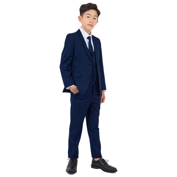 Boy's 5pc Solid Suit