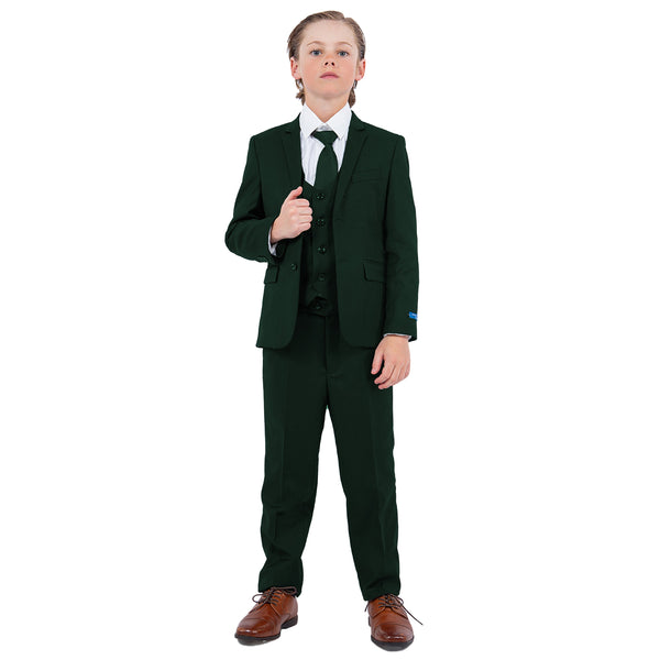 Boy's 5pc Solid Suit