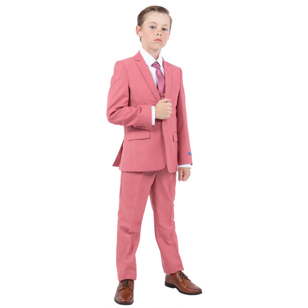 Boy's 5pc Solid Suit