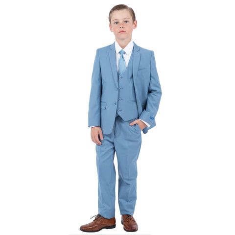 Boy's 5pc Solid Suit