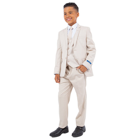 Boy's 5pc Solid Suit