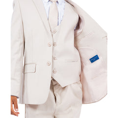 Perry Ellis Boy's 5pc Solid Suit