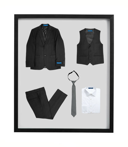 Perry Ellis Boy's 5pc Solid Suit