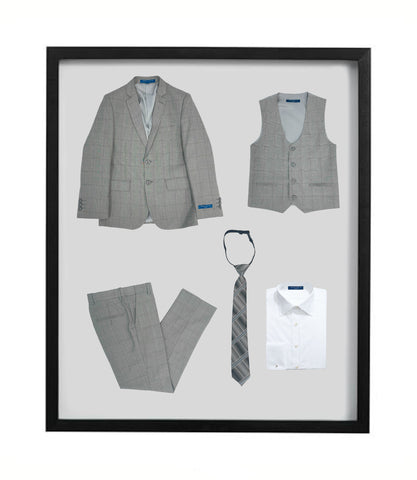 Perry Ellis Boy's 5pc Solid Suit