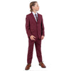 Stacy Adams Boy's 5pc Solid Suit