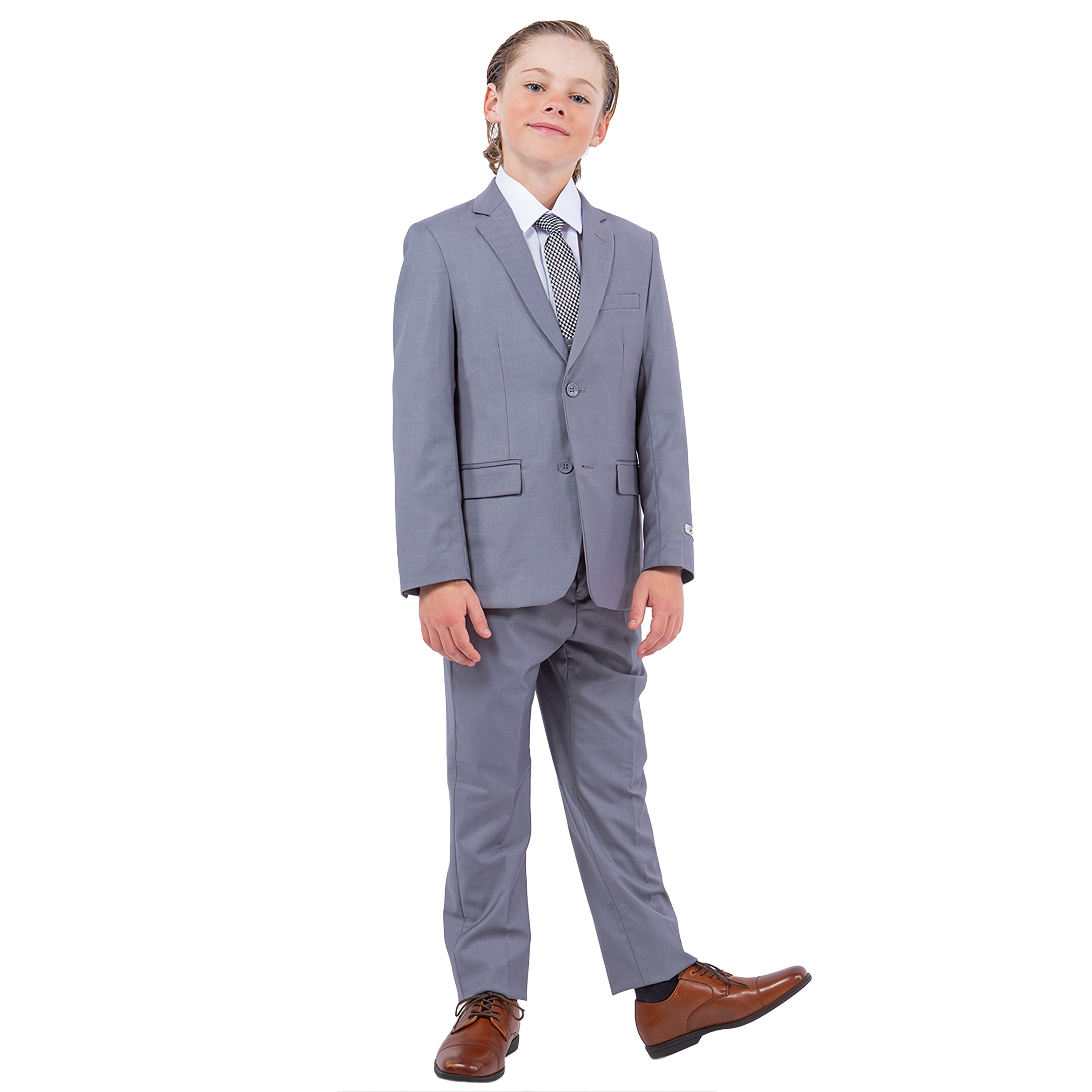 Boy's 5pc Solid Suit