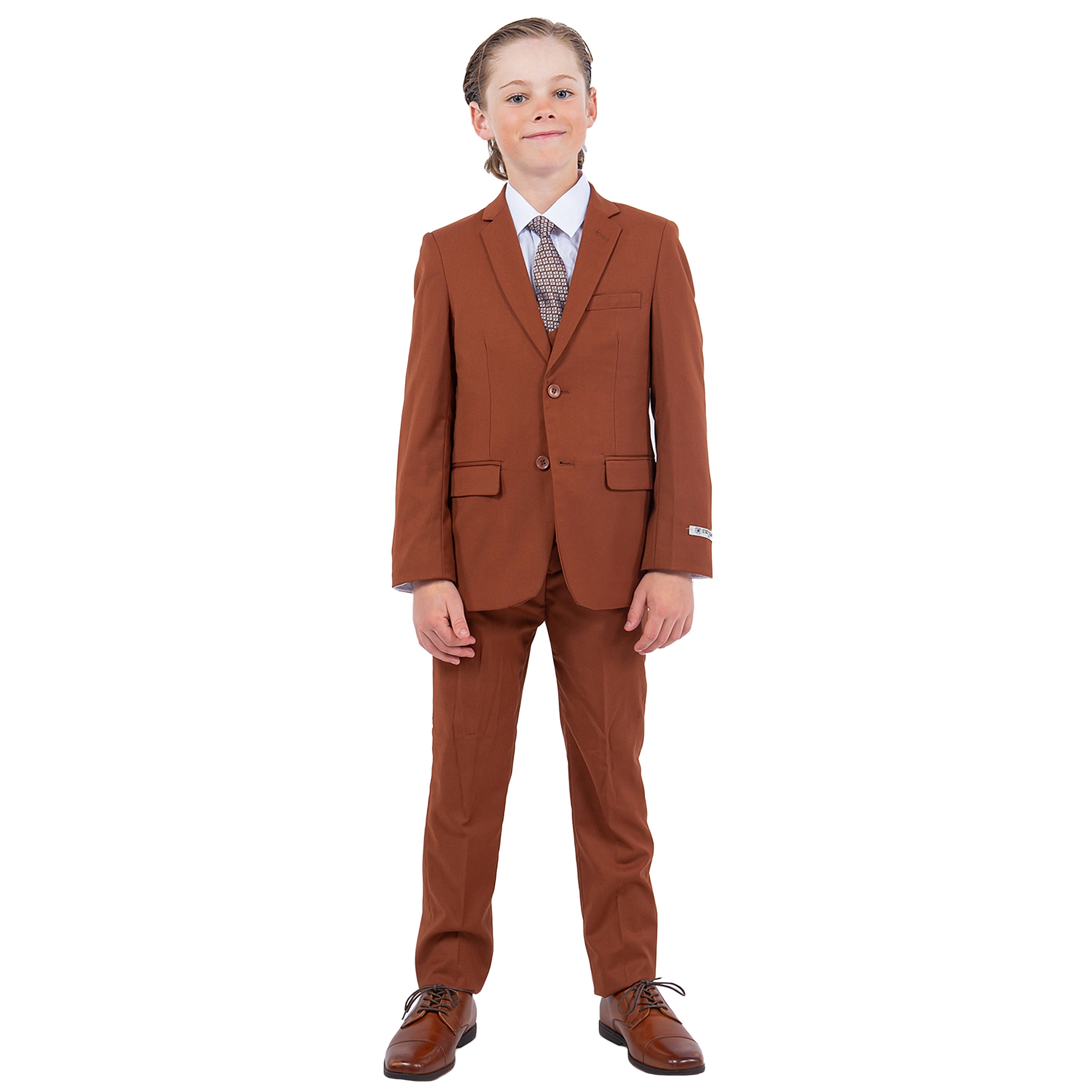 Boy's 5pc Solid Suit
