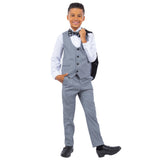 Modern Medium Grey 5 pc Tuxedo