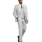 Stacy Adams Mens-suit 3 PC Windowpane