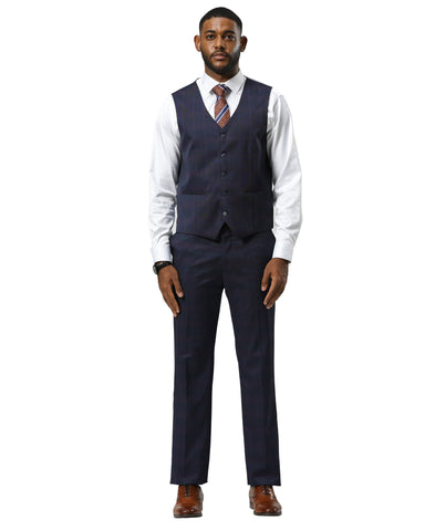 Mens-suit Glen Check by Modern