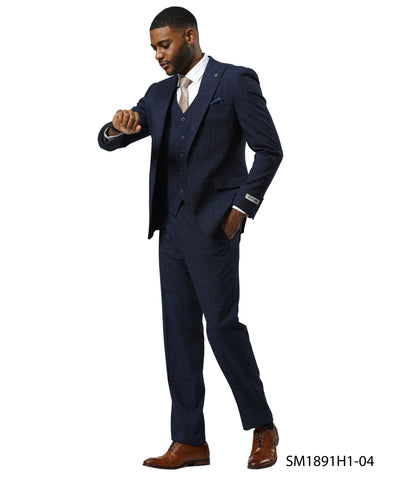 Mens-suit Tattersall Pattern by Modern