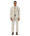 Mens-suit Plaid 3pc by Stacy Adams