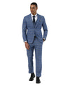 Mens-suit Plaid 3pc by Stacy Adams