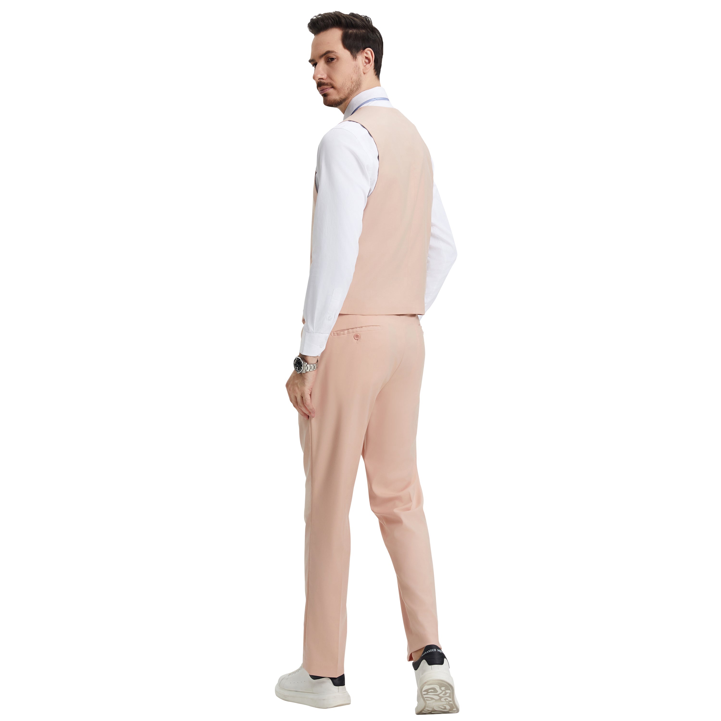 Men's   Hybrid-Fit 3pc Suit Set, Jacket Vest and Pants