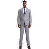 Men's Stacy Adams Hybrid-Fit 3pc Suit Set, Jacket Vest and Pants