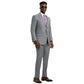Men's Stacy Adams Sharkskin 3-Piece Suit